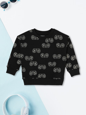 MAX Full Sleeve Printed Girls Sweatshirt