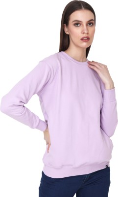 T-STORE Full Sleeve Solid Women Sweatshirt