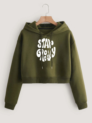 HOC Full Sleeve Graphic Print Women Sweatshirt