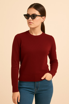 ParcelYard Full Sleeve Solid Women Sweatshirt