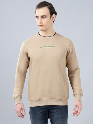 CANTABIL Full Sleeve Solid Men Sweatshirt