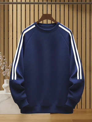 FashionAndYOUTH Full Sleeve Striped Men Sweatshirt