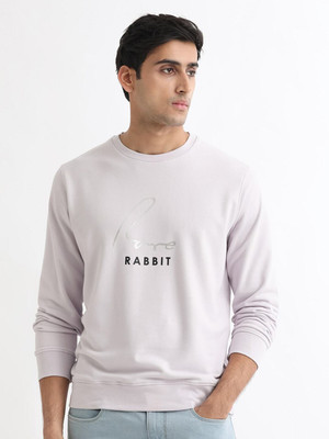 Rare Rabbit Full Sleeve Solid Men Sweatshirt