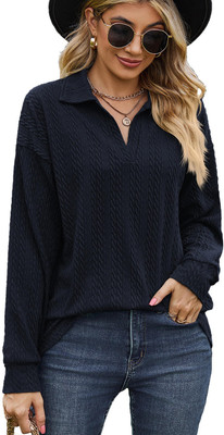 Mauli Clothing Store Full Sleeve Self Design Women Sweatshirt