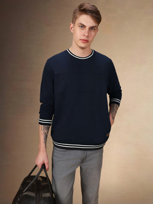 Dennis Lingo Full Sleeve Solid Men Sweatshirt