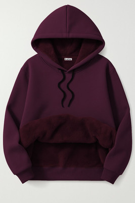 kshs Full Sleeve Solid Men & Women Sweatshirt