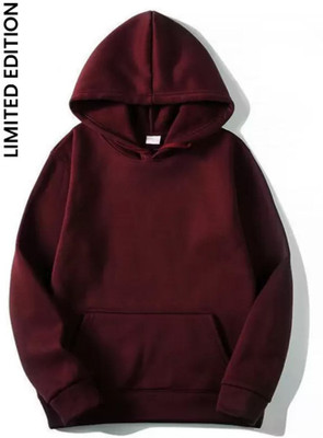 FARBOT Full Sleeve Solid Men Sweatshirt