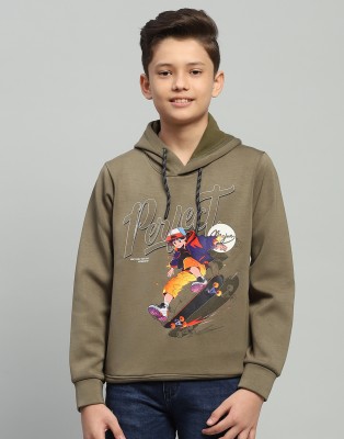 MONTE CARLO Full Sleeve Printed Boys Sweatshirt