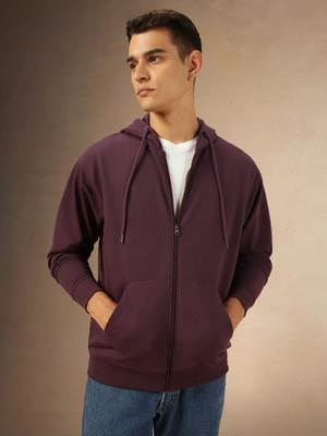PicPok Trend Full Sleeve Solid Men Sweatshirt