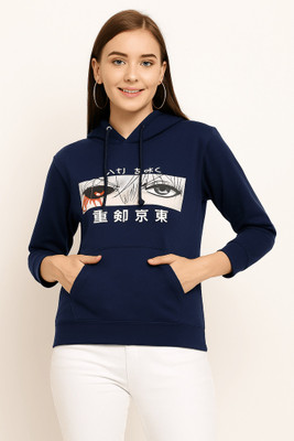 Uniquessence Full Sleeve Graphic Print Women Sweatshirt