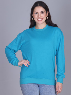 7 ISLANDS Full Sleeve Solid Women Sweatshirt