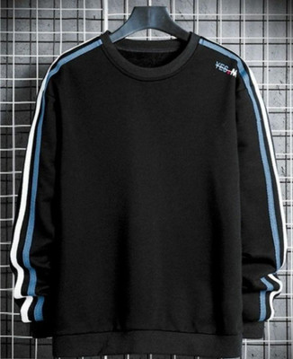 AFW Full Sleeve Striped Men Sweatshirt