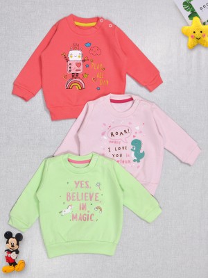 Angaakar Clothings Full Sleeve Printed Baby Boys & Baby Girls Sweatshirt