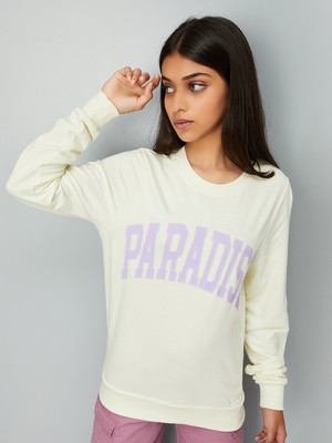 MAX Full Sleeve Graphic Print Girls Sweatshirt
