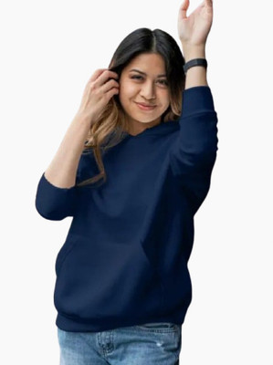 INFIRAX Full Sleeve Solid Women Sweatshirt