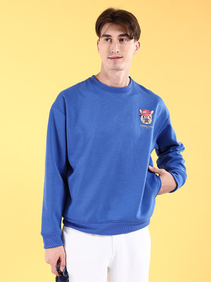 The Indian Garage Co. Full Sleeve Solid Men Sweatshirt