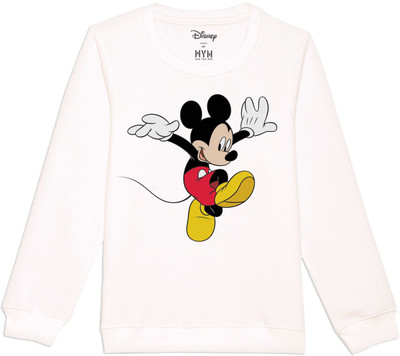 Disney By Wear Your Mind Full Sleeve Printed Boys & Girls Sweatshirt