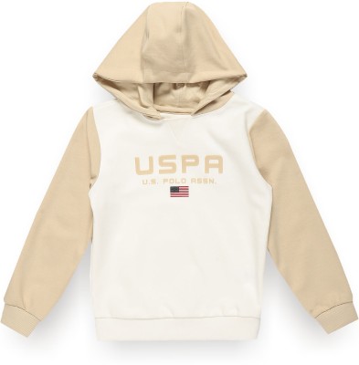 U.S. POLO ASSN. Full Sleeve Color Block Baby Boys Sweatshirt