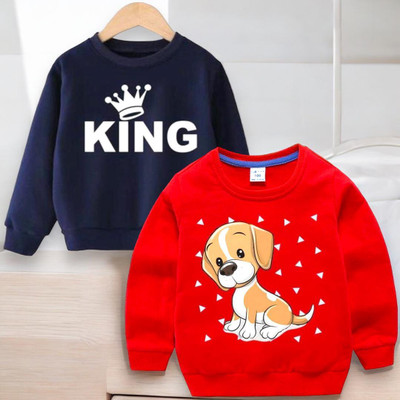 psv fashion Full Sleeve Printed Boys & Girls Sweatshirt
