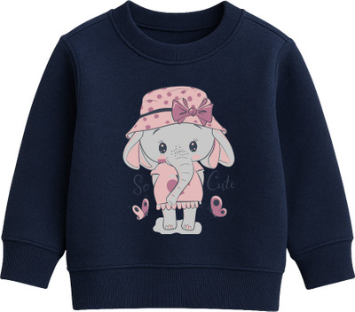 SEAMROGS Full Sleeve Self Design Baby Boys & Baby Girls Sweatshirt