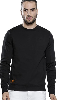 JRCY Full Sleeve Solid Men Sweatshirt