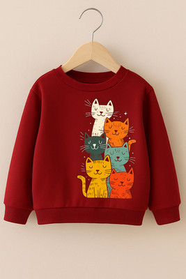 FASTCRY Full Sleeve Printed Boys & Girls Sweatshirt