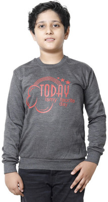 Indistar Full Sleeve Printed Boys Sweatshirt
