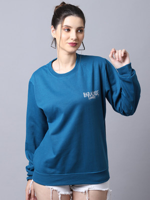 OBAAN Full Sleeve Printed Women Sweatshirt