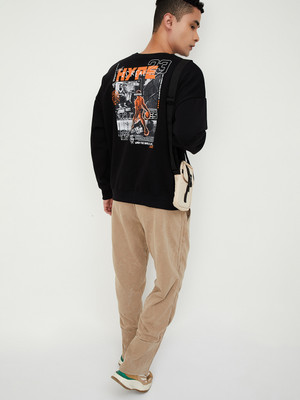 MAX Full Sleeve Solid Men Sweatshirt