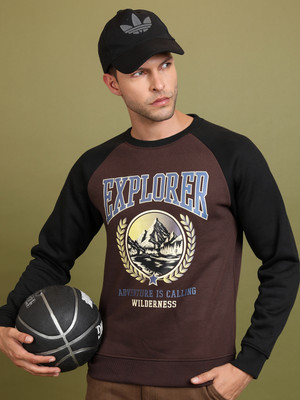 HIGHLANDER Full Sleeve Printed Men Sweatshirt