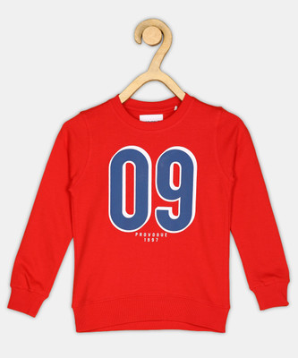 PROVOGUE Full Sleeve Printed Boys Sweatshirt