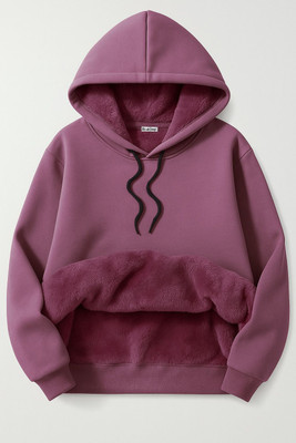 kshs Full Sleeve Solid Men & Women Sweatshirt