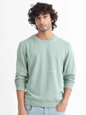 Rare Rabbit Full Sleeve Printed Men Sweatshirt