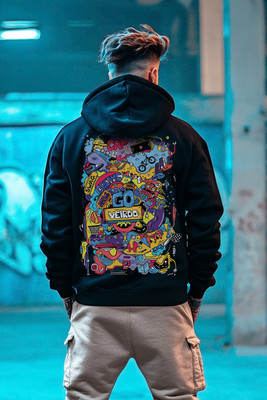 Veirdo Full Sleeve Graphic Print Men Sweatshirt