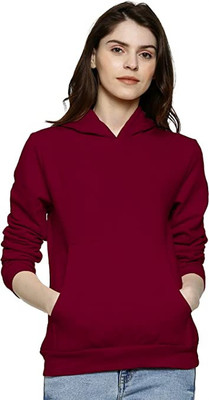 wildborn Full Sleeve Solid Women Sweatshirt