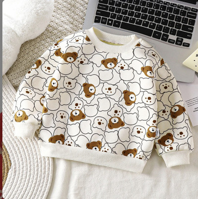 Tiny Hoomans Full Sleeve Graphic Print Boys & Girls Sweatshirt