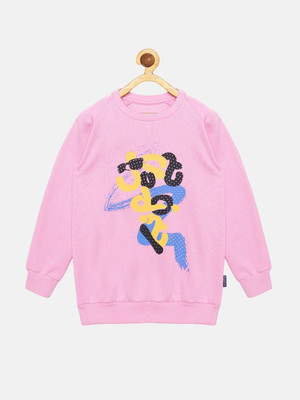 Kiddo Pnti Full Sleeve Printed Girls Sweatshirt