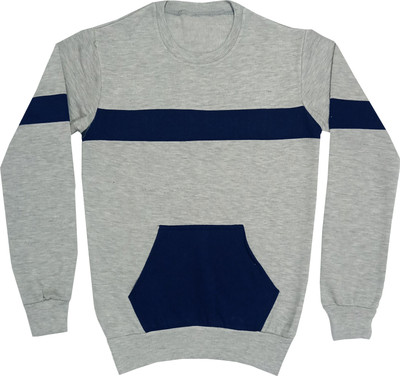 AE Trends Full Sleeve Striped Boys & Girls Sweatshirt