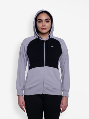 Wildcraft Full Sleeve Color Block Women Sweatshirt