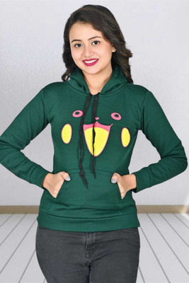 AHHYAN CREATION Full Sleeve Animal Print Women Sweatshirt