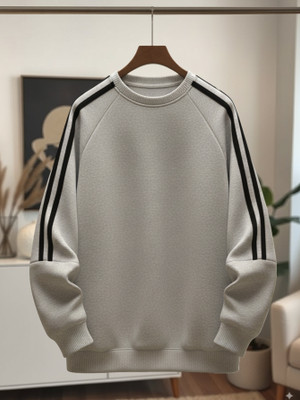 FashionAndYOUTH Full Sleeve Striped Men Sweatshirt