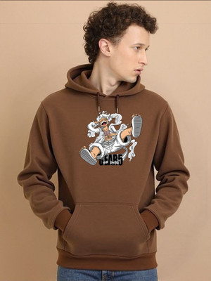 Adam White Full Sleeve Graphic Print Men Sweatshirt