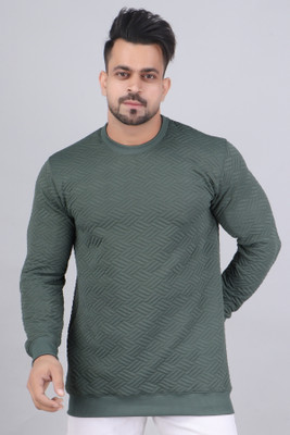 HouseOfCommon Full Sleeve Self Design Men Sweatshirt