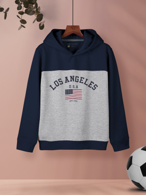 Hellcat Full Sleeve Color Block Girls Sweatshirt