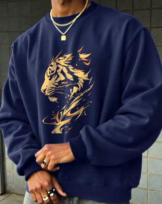 AUSK Full Sleeve Graphic Print Men Sweatshirt