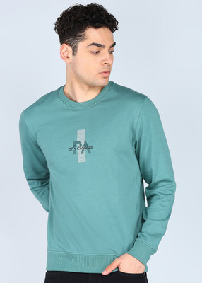 PARK AVENUE Full Sleeve Printed Men Sweatshirt