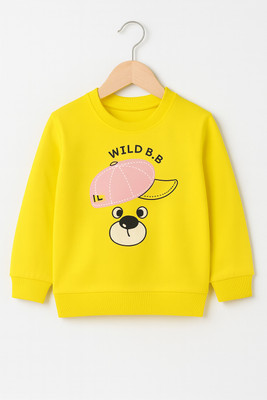 modiva Full Sleeve Solid Boys & Girls Sweatshirt