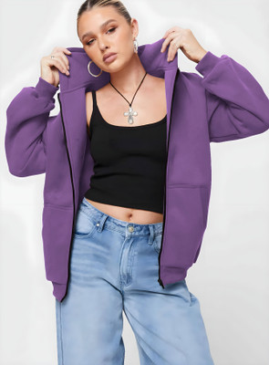 HouseOfCommon Full Sleeve Solid Women Sweatshirt