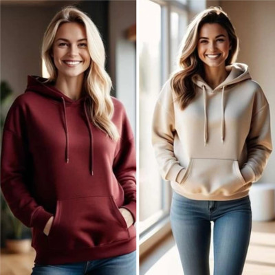 HouseOfCommon Full Sleeve Solid Women Sweatshirt