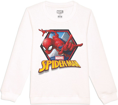 Marvel Wear Your Mind Full Sleeve Graphic Print Boys & Girls Sweatshirt